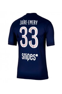 Paris Saint-Germain Warren Zaire-Emery #33 Voetbaltruitje Thuis tenue 2025-26 Korte Mouw